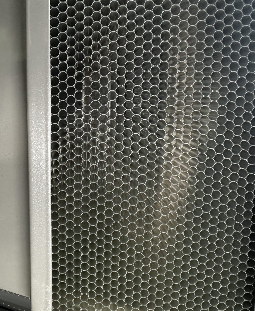 Luftleitwaben im Kühlregal