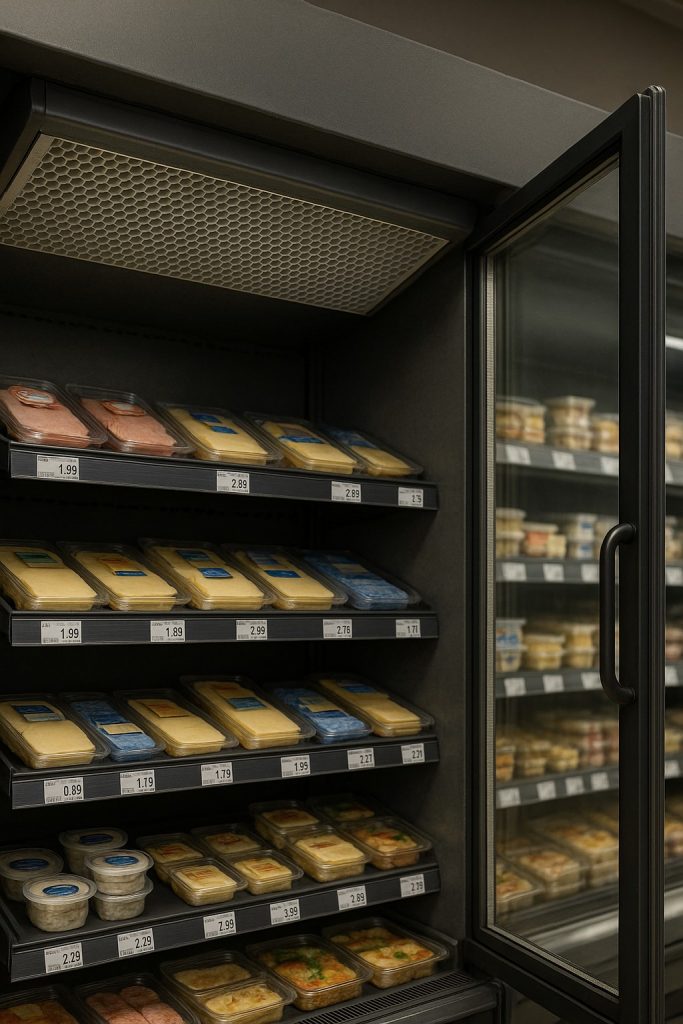 Luftleitwaben oben an der Kühlregel verbaut